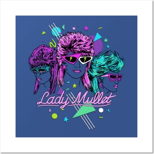 Lady Mullet Posters and Art